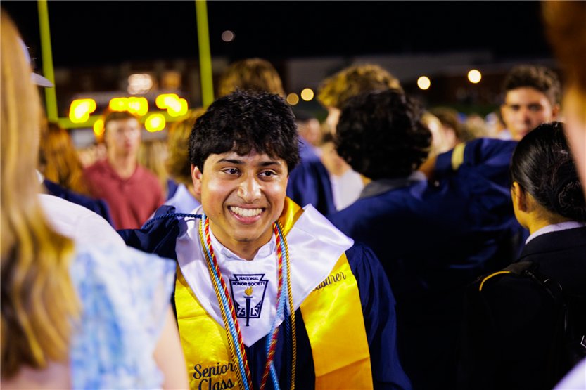 Students celebrate graduating